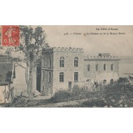 Théoule - le Château vu de la Maison Brûlée